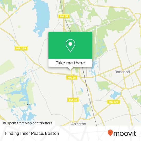 Finding Inner Peace map