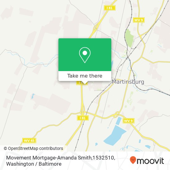 Mapa de Movement Mortgage-Amanda Smith,1532510, 764 Foxcroft Ave
