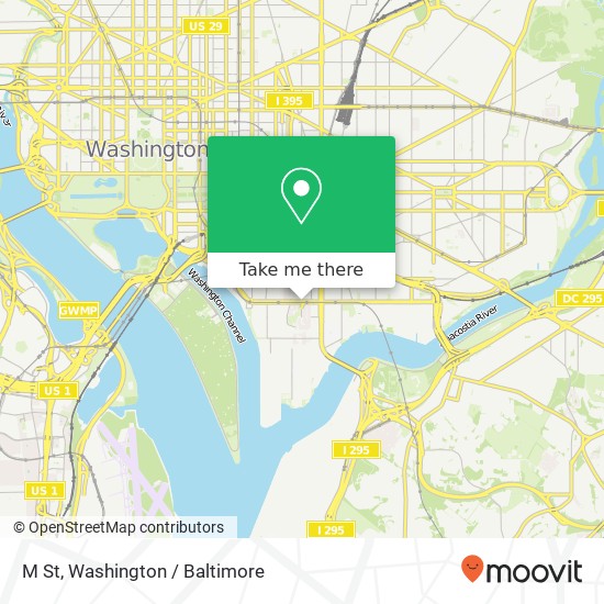 M St, Washington, DC 20024 map