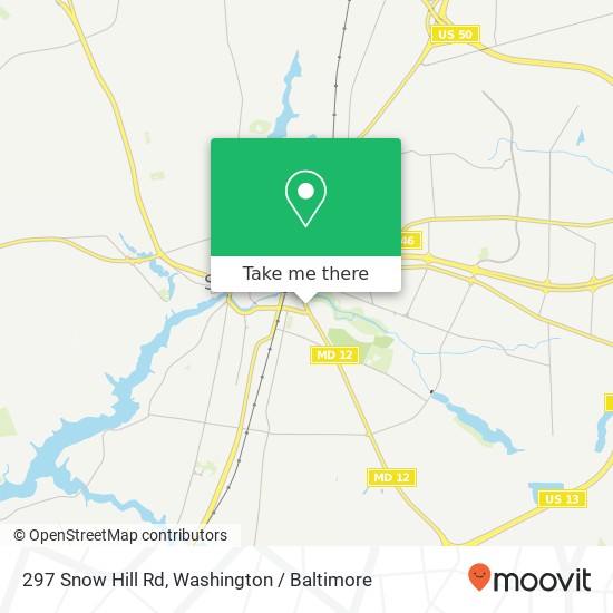 297 Snow Hill Rd, Salisbury, MD 21804 map