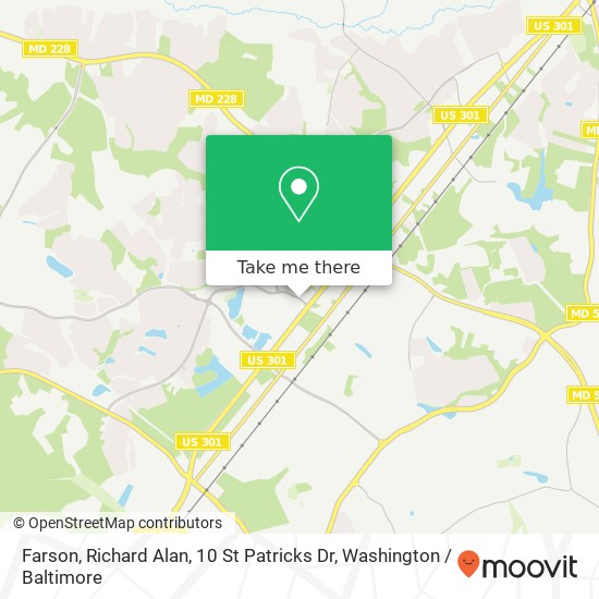 Farson, Richard Alan, 10 St Patricks Dr map