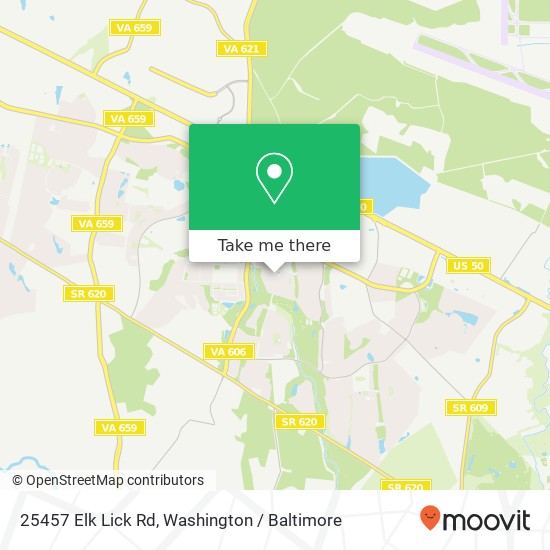 Mapa de 25457 Elk Lick Rd, Chantilly, VA 20152