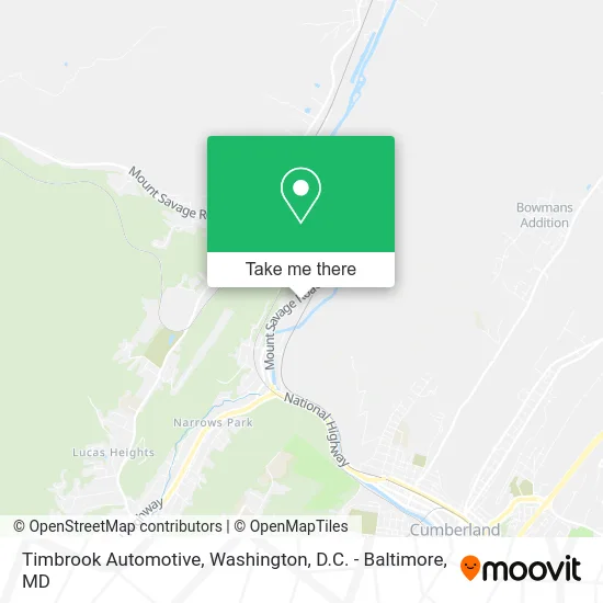 Timbrook Automotive map