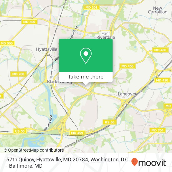 57th Quincy, Hyattsville, MD 20784 map