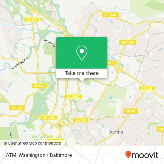 ATM, 45591 Dulles Eastern Plz map