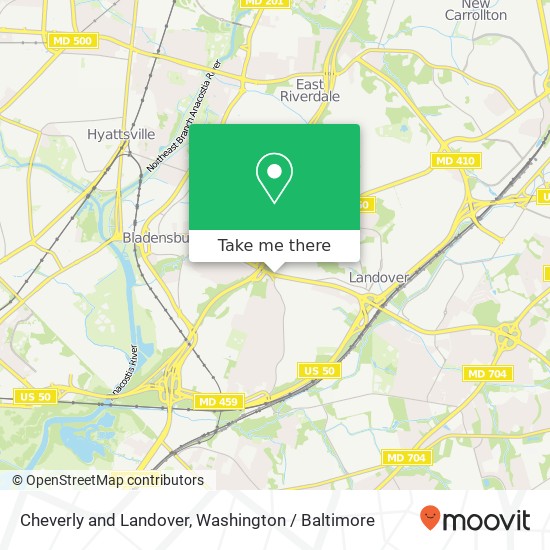 Cheverly and Landover, Cheverly, MD 20785 map