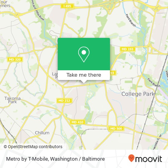 Metro by T-Mobile, 2424 University Blvd E map