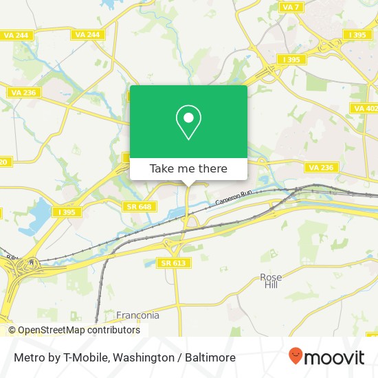 Mapa de Metro by T-Mobile, 510 S Van Dorn St