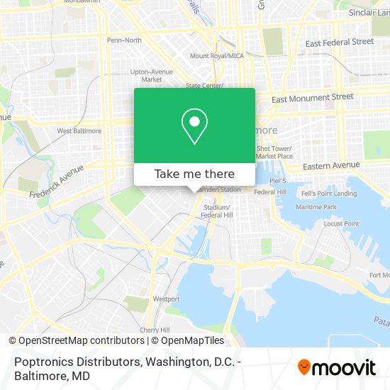 Poptronics Distributors map