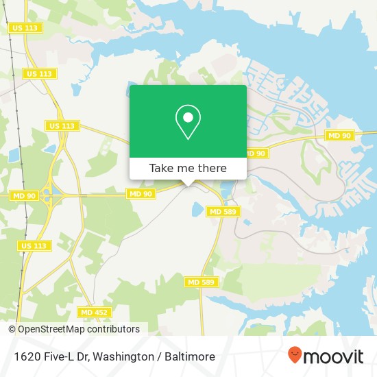 1620 Five-L Dr, Berlin, MD 21811 map