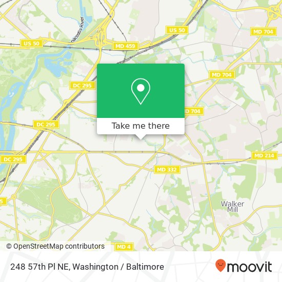 248 57th Pl NE, Washington, DC 20019 map