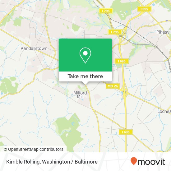 Kimble Rolling, Windsor Mill, MD 21244 map