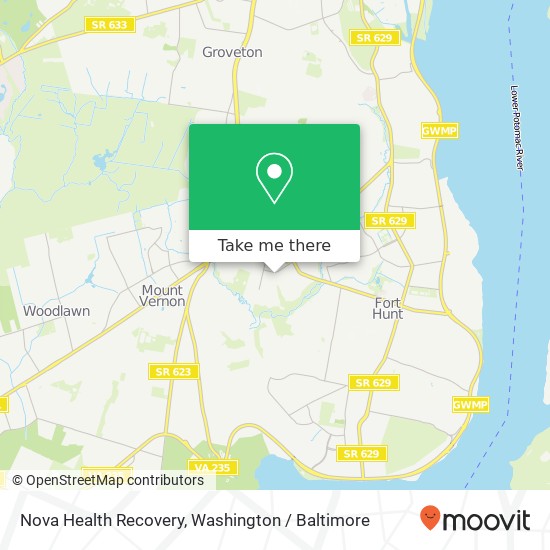 Nova Health Recovery, 8101 Hinson Farm Rd map