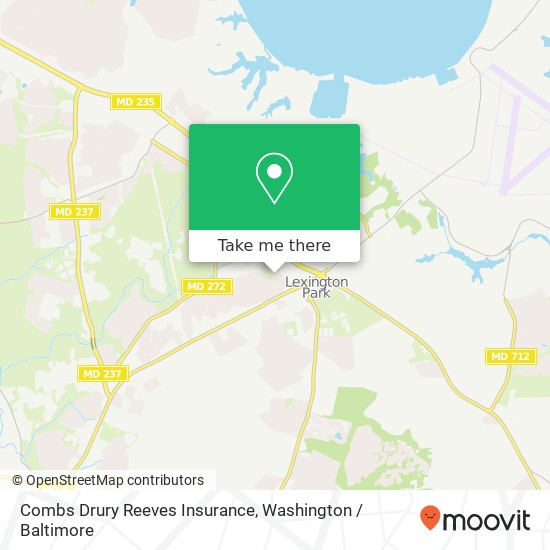 Mapa de Combs Drury Reeves Insurance, 21786 Bunker Hill Dr