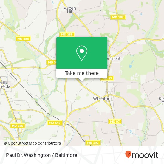 Paul Dr, Silver Spring, MD 20902 map