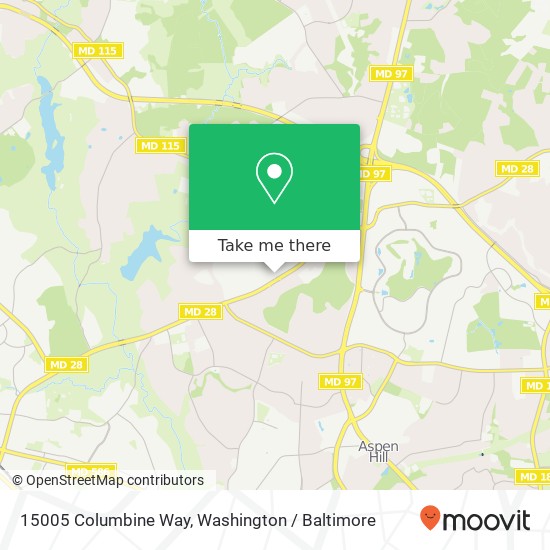 15005 Columbine Way, Rockville, MD 20853 map