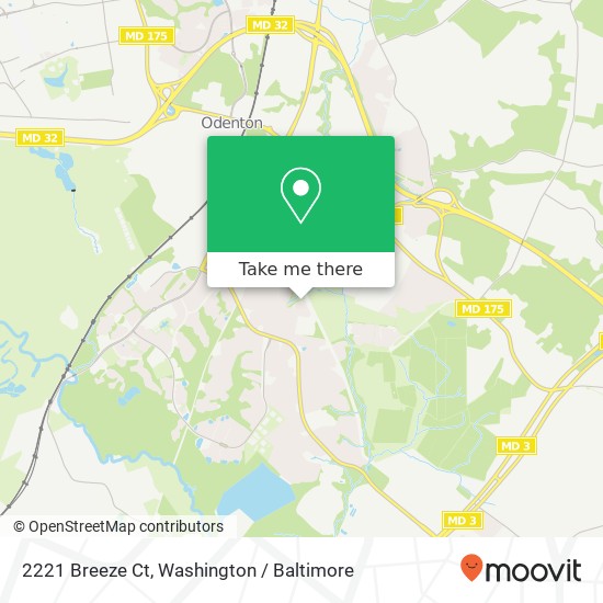 2221 Breeze Ct, Odenton, MD 21113 map