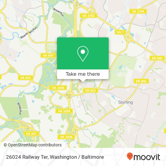 26024 Railway Ter, Sterling, VA 20166 map