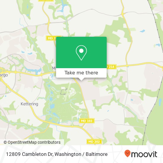 12809 Cambleton Dr, Upper Marlboro, MD 20774 map