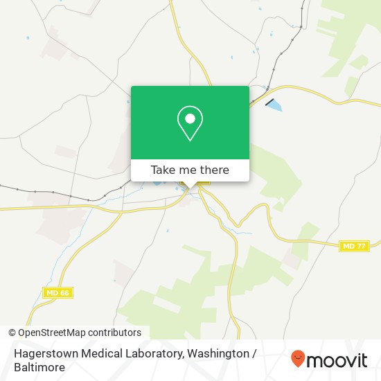 Mapa de Hagerstown Medical Laboratory, 22911 Jefferson Blvd