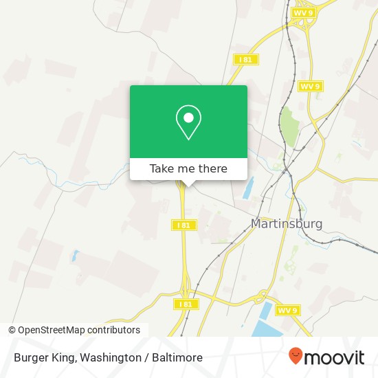 Mapa de Burger King, 203 S Viking Way