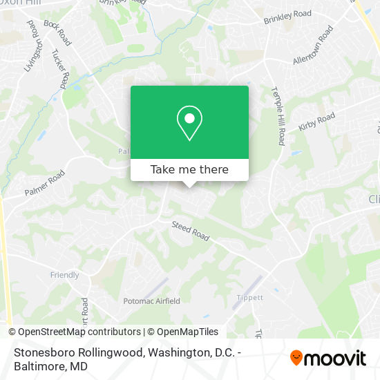 Mapa de Stonesboro Rollingwood