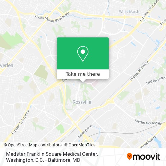 Mapa de Medstar Franklin Square Medical Center