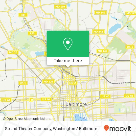 Mapa de Strand Theater Company