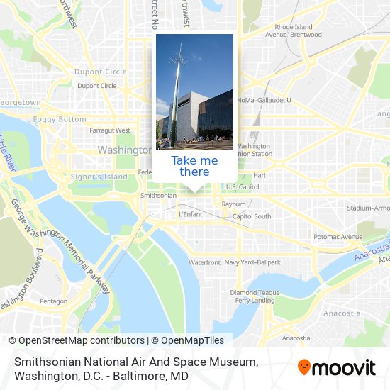 Smithsonian National Air And Space Museum map