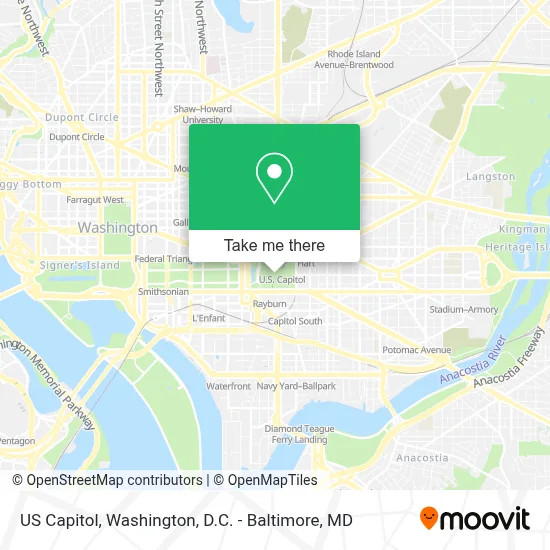 Us Capitol map