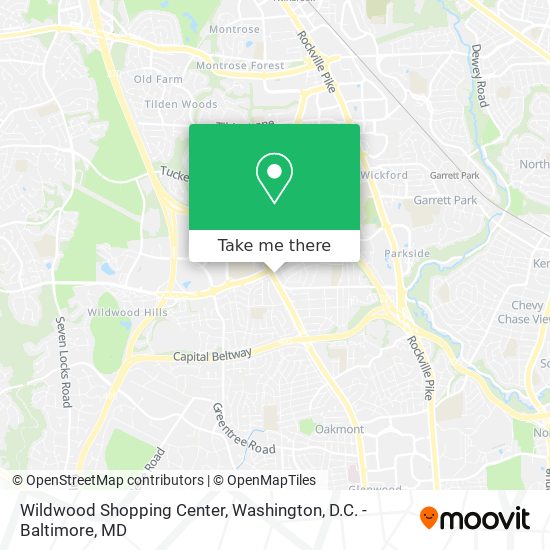 Wildwood Shopping Center map