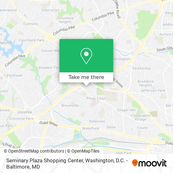 Seminary Plaza Shopping Center map