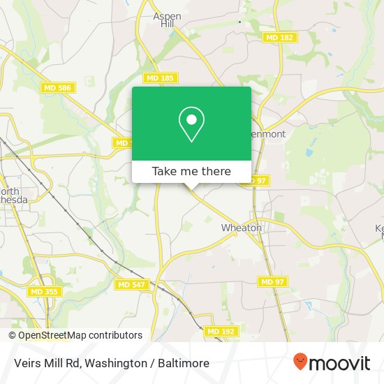 Veirs Mill Rd, Silver Spring, MD 20902 map