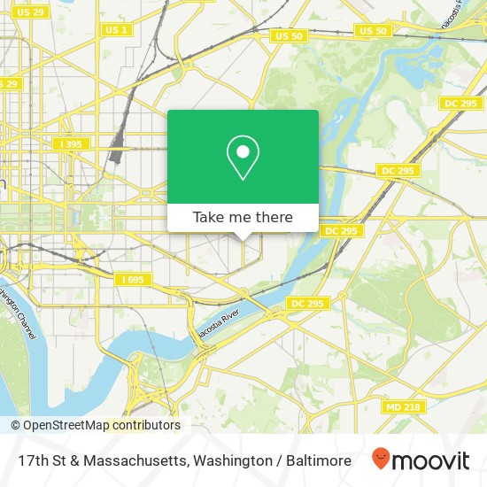 17th St & Massachusetts, Washington, DC 20003 map