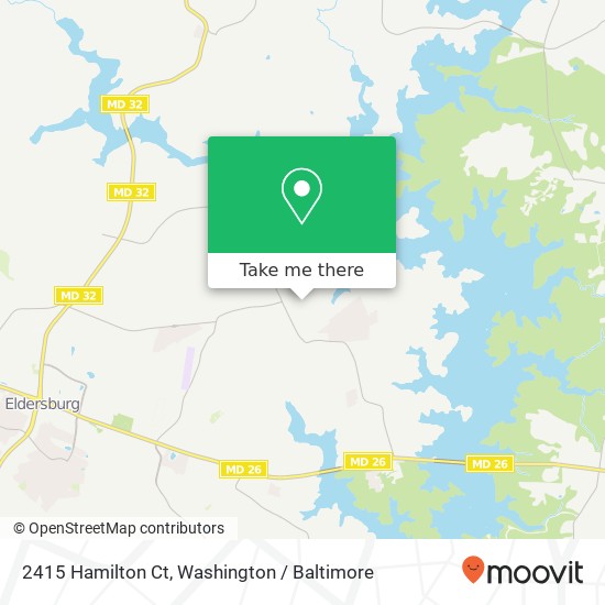Mapa de 2415 Hamilton Ct, Sykesville, MD 21784