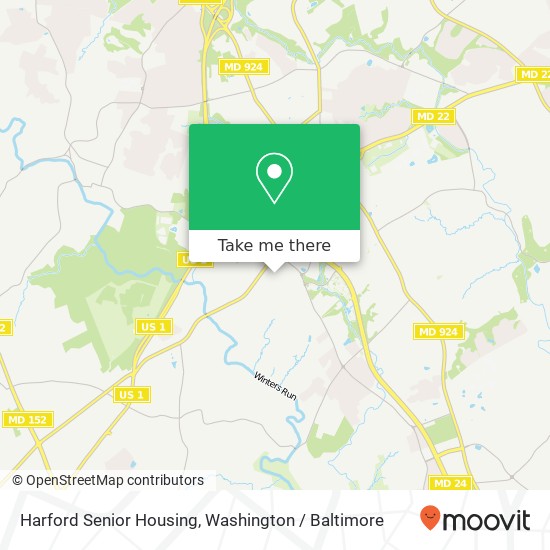 Mapa de Harford Senior Housing