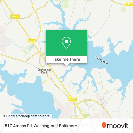 517 Amoss Rd, Severna Park, MD 21146 map