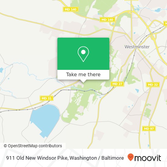 911 Old New Windsor Pike, Westminster, MD 21157 map