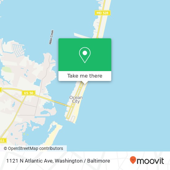 1121 N Atlantic Ave, Ocean City, MD 21842 map