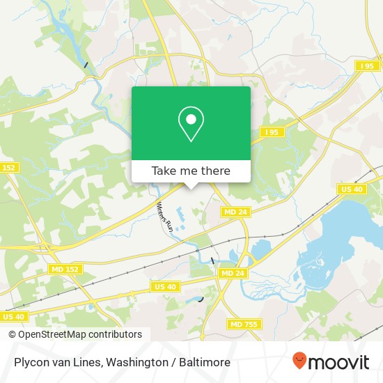 Plycon van Lines, 2105 Emmorton Park Rd map