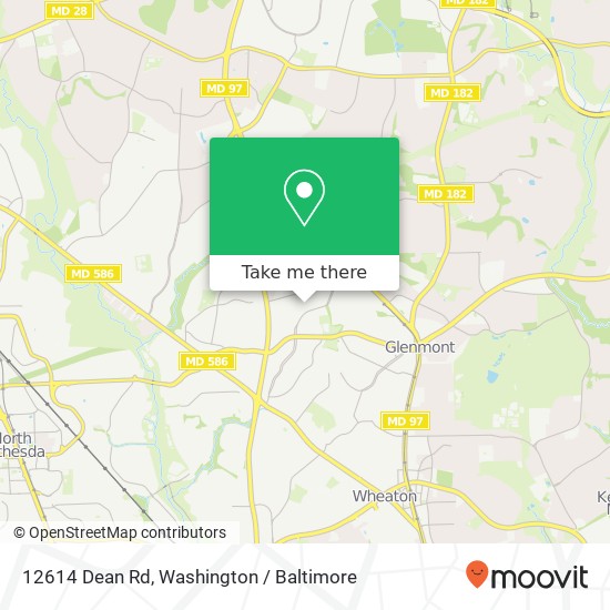 12614 Dean Rd, Silver Spring, MD 20906 map