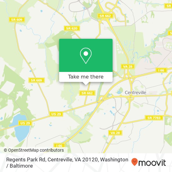 Regents Park Rd, Centreville, VA 20120 map