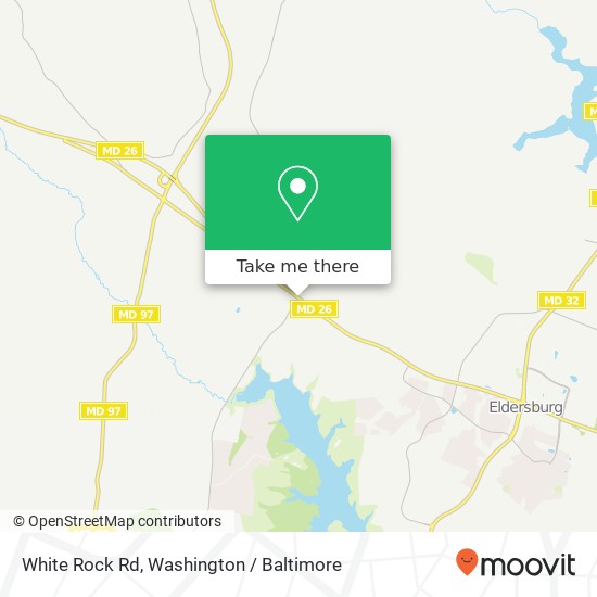 Mapa de White Rock Rd, Sykesville, MD 21784