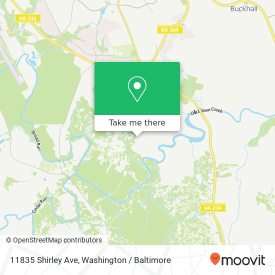 11835 Shirley Ave, Manassas, VA 20112 map