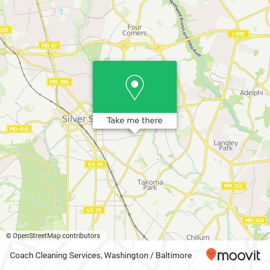 Coach Cleaning Services, 603 Sligo Ave map