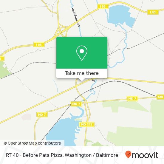 Mapa de RT 40 - Before Pats Pizza