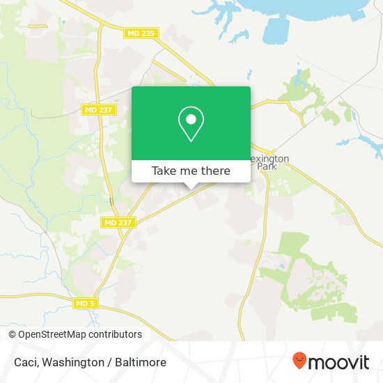 Mapa de Caci, 21513 Great Mills Rd