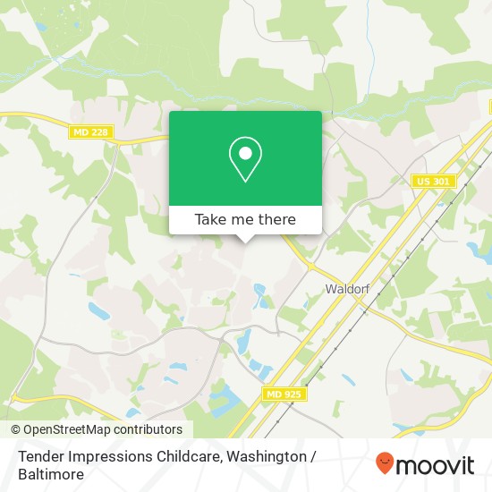 Mapa de Tender Impressions Childcare, 2870 Stavors Rd