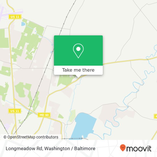 Mapa de Longmeadow Rd, Hagerstown, MD 21742