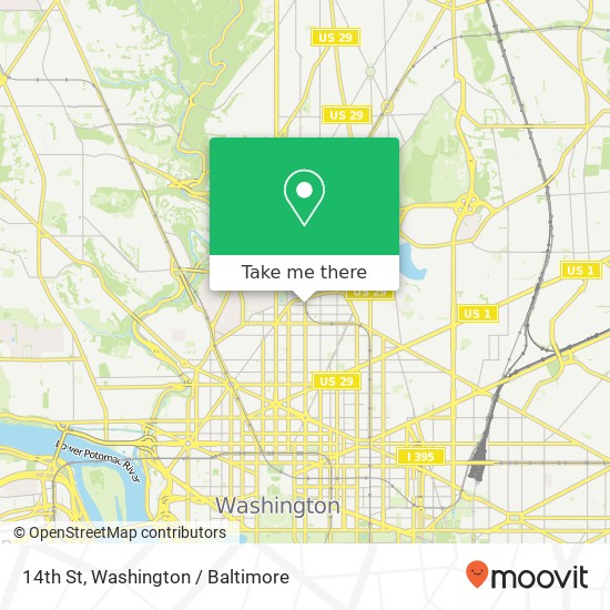 14th St, Washington, DC 20009 map